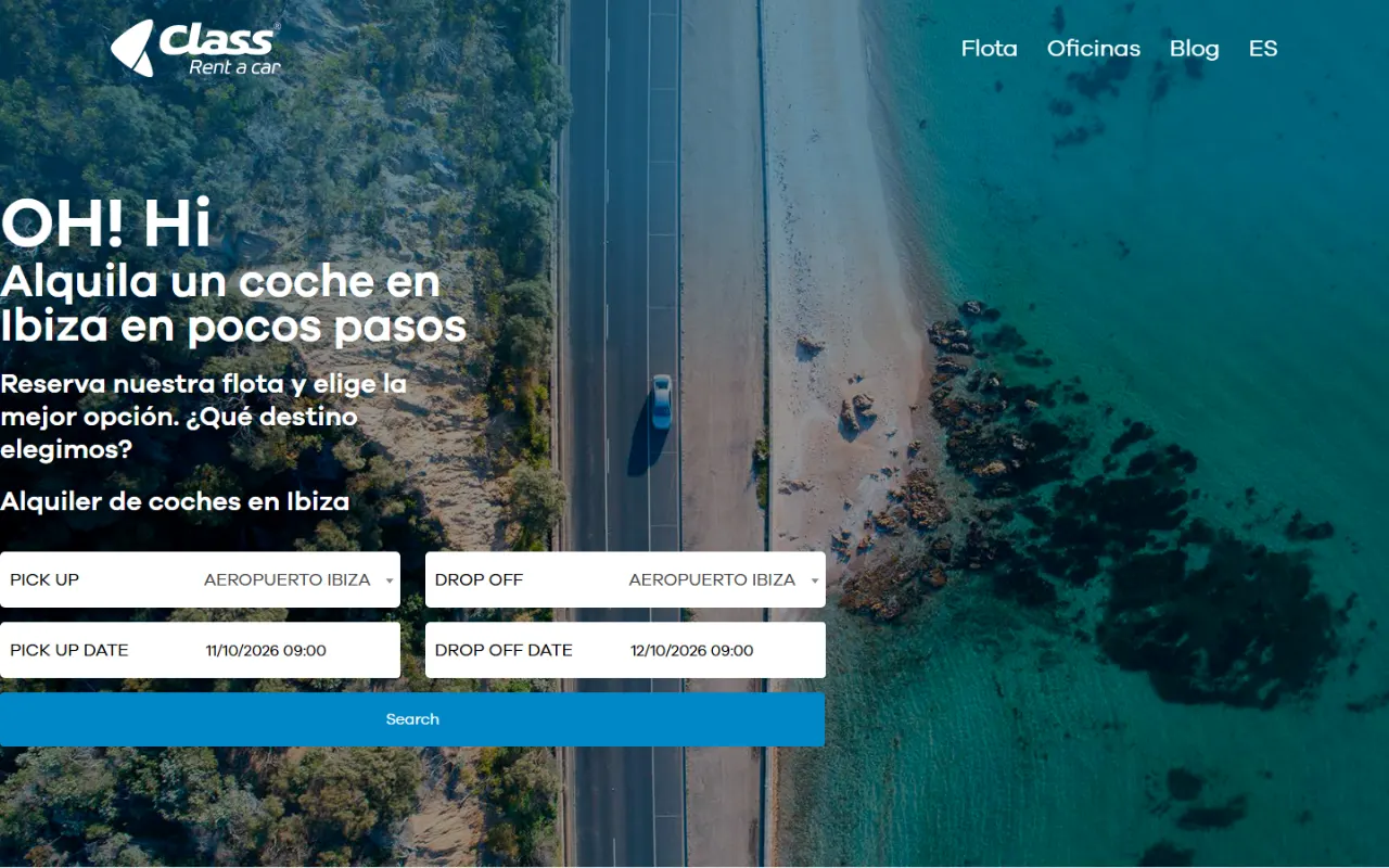 Alquiler de Coches en Ibiza – Class Rent a Car