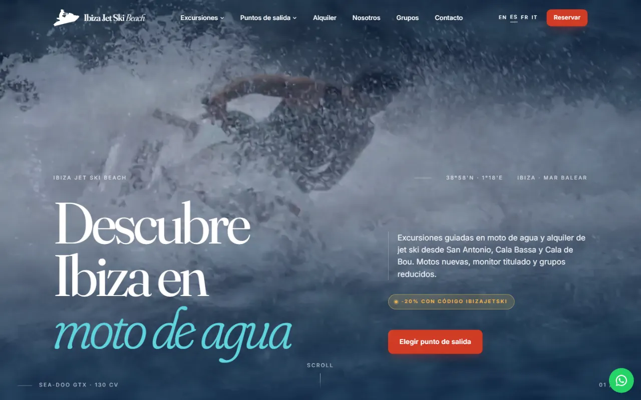 Servicios de alquiler de motos de agua en Ibiza – Jet Ski Beach