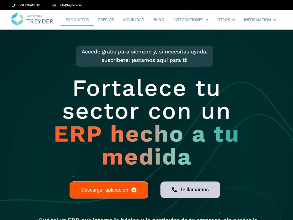 Software ERP para Pymes – Treyder