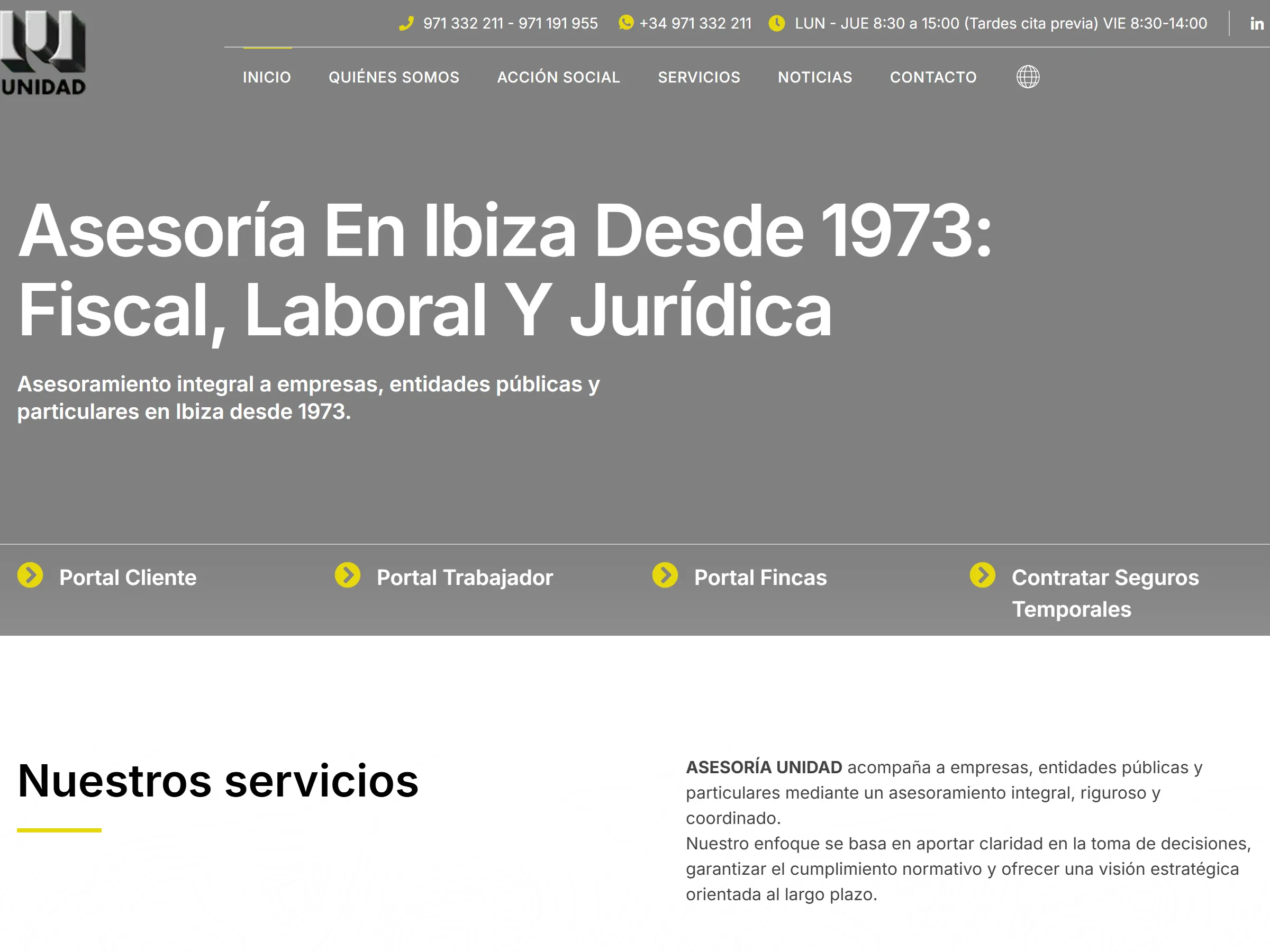 Asesoría Fiscal y Laboral en Ibiza – Unidad